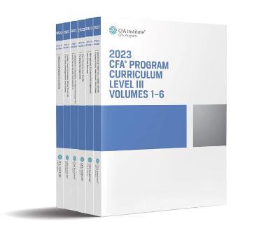 2023 CFA Program Curriculum Level III (Boxed Set)